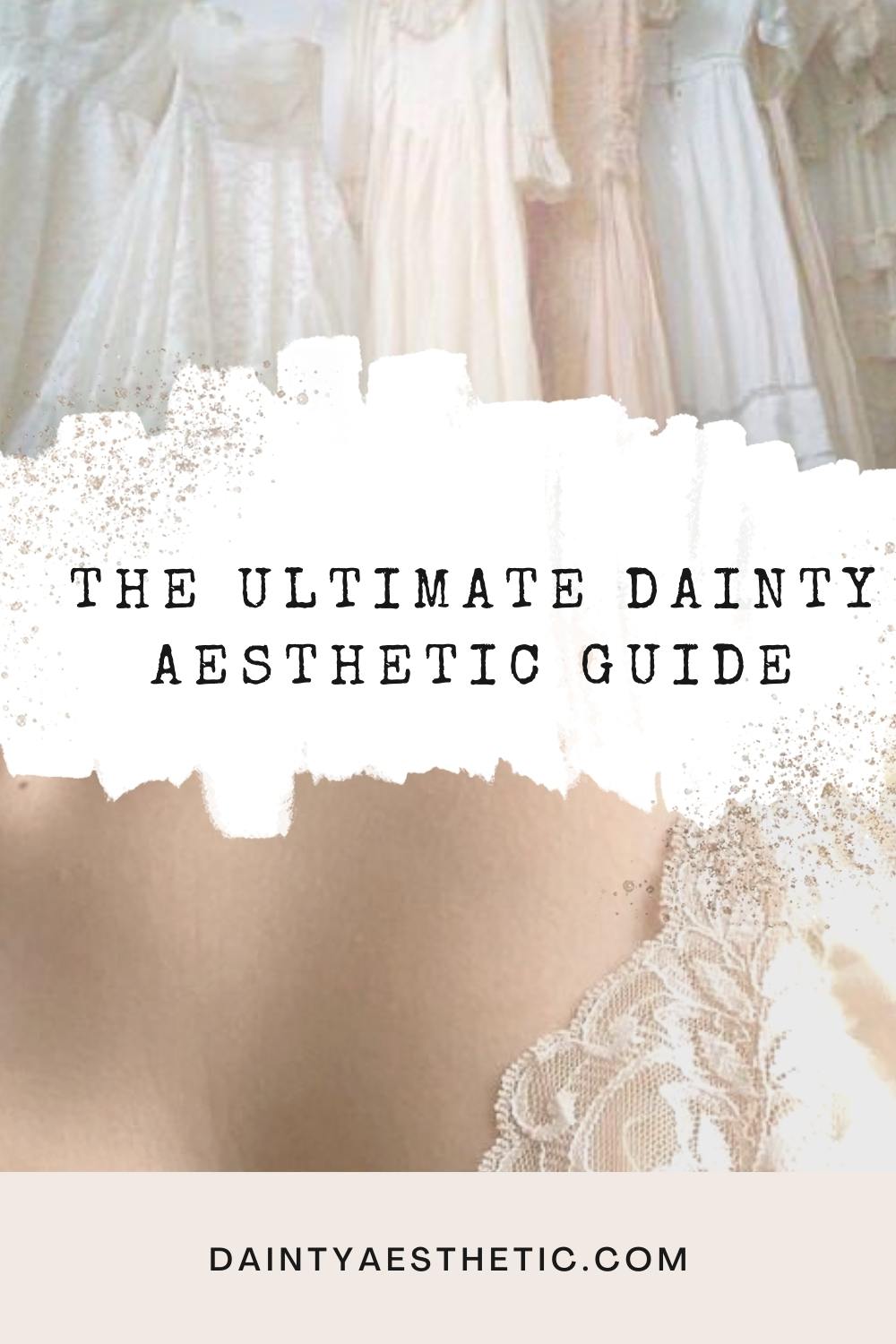 dainty aesthetic guide title graphic